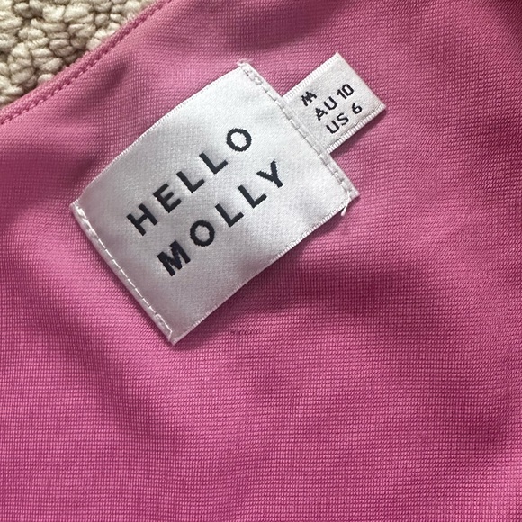 Pink hello Molly One shoulder dress! - Picture 6 of 6